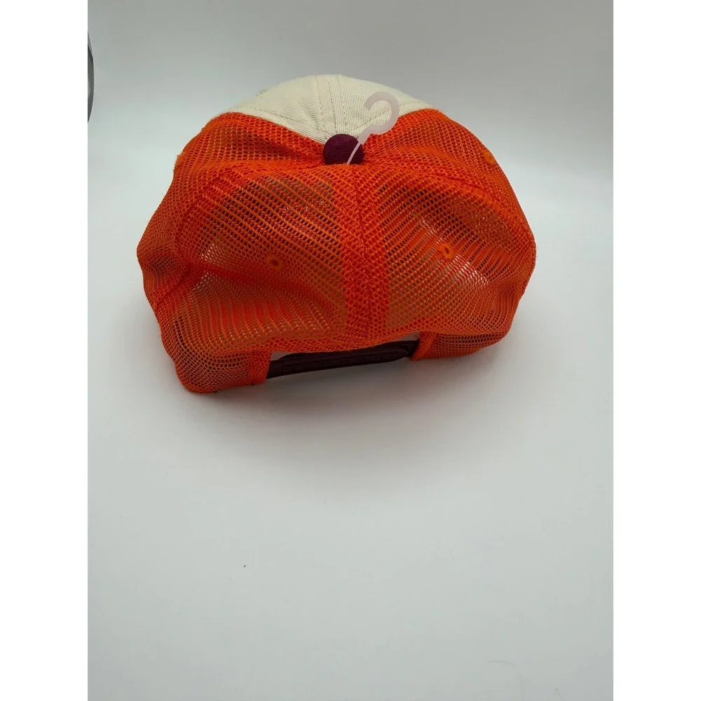 Virginia Tech Hokies Trucker Hat Maroon Orange‎ Snapback Cap NEW